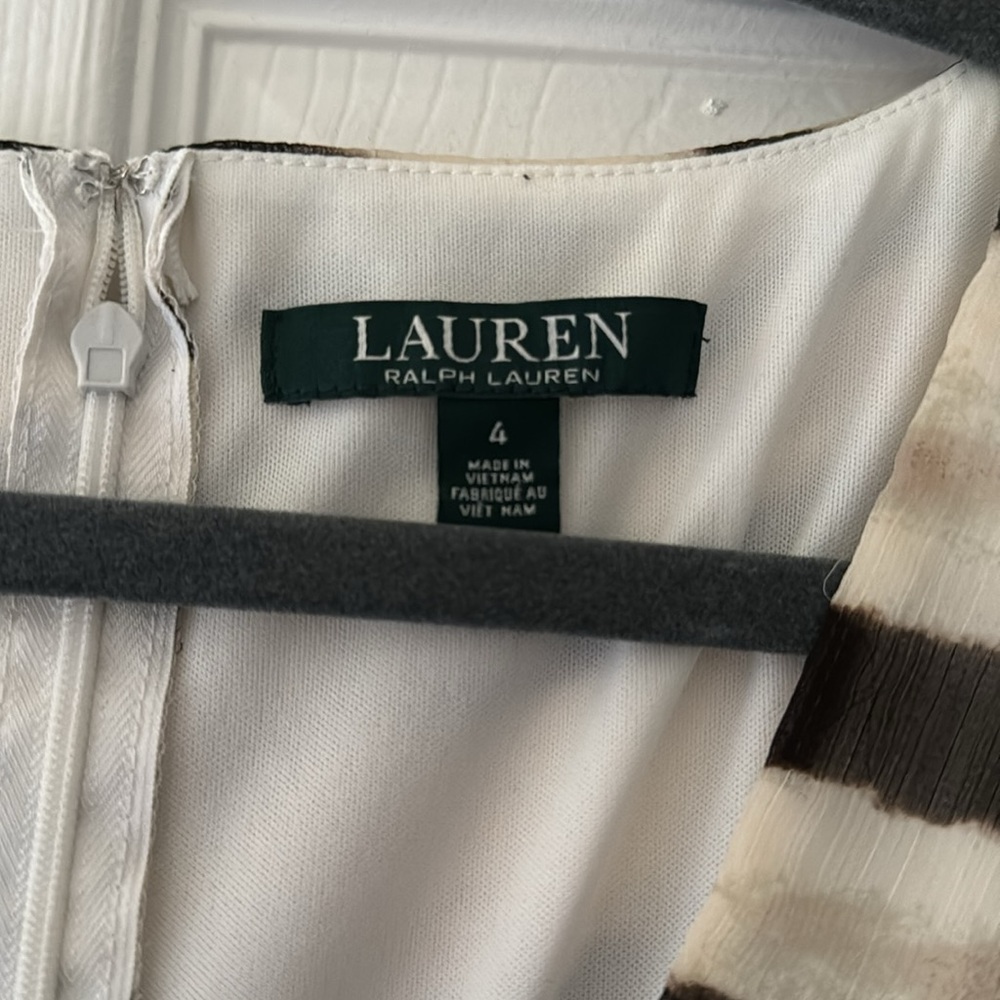 Vintage Ralph Lauren Zebra Dress - Picture 2 of 6